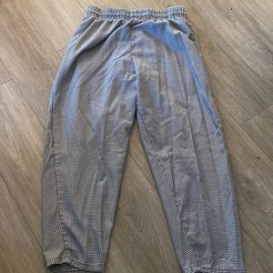 Uncommon threads chef pants Lg.Drawstring waist front pockets and a rear pocket